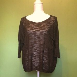 ZARA DARK GREEN KNIT PULLOVER